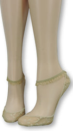 Granola Ankle Mesh Socks with Frill - Global Trendz Fashion®