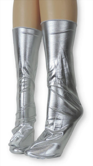 Metallic Silver Reflective Socks - Global Trendz Fashion®