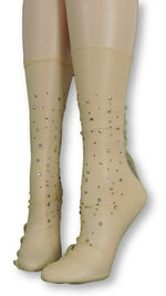 Lavish Tulle Socks with crystals - Global Trendz Fashion®