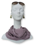 Imperial Violet Glitter Viscose Scarf - Global Trendz Fashion®