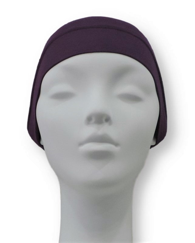 Dark Purple Under Scarf Cap - Global Trendz Fashion®