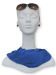 Royal Blue Chiffon Scarf - Global Trendz Fashion®
