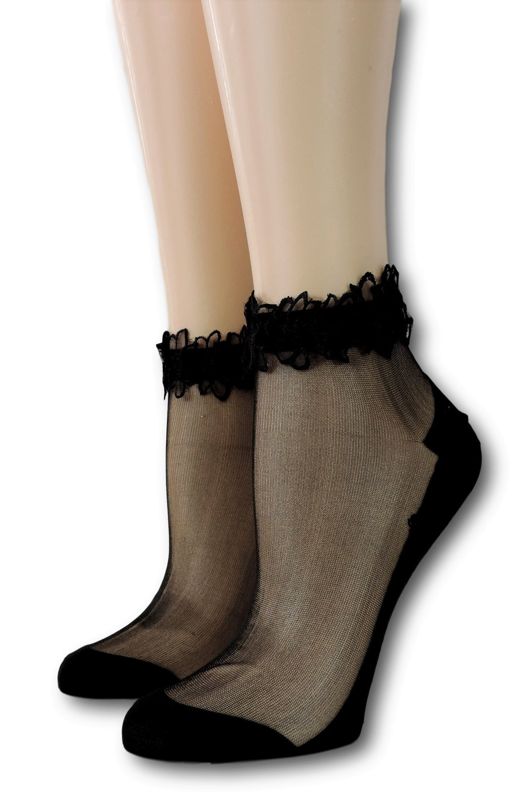 Cute Black Ankle Sheer Socks