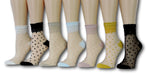 Polka Sheer Socks (Pack of 7 Pairs)