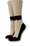 Ebony Elegant Sheer Socks