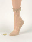 Pearled/Patterned Skin Sheer Socks - Global Trendz Fashion®