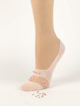 Pearled Baby Pink Ankle Sheer Socks - Global Trendz Fashion®