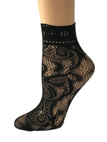 Spider Black Mesh Socks - Global Trendz Fashion®