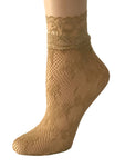 Nifty Beige Mesh Socks - Global Trendz Fashion®