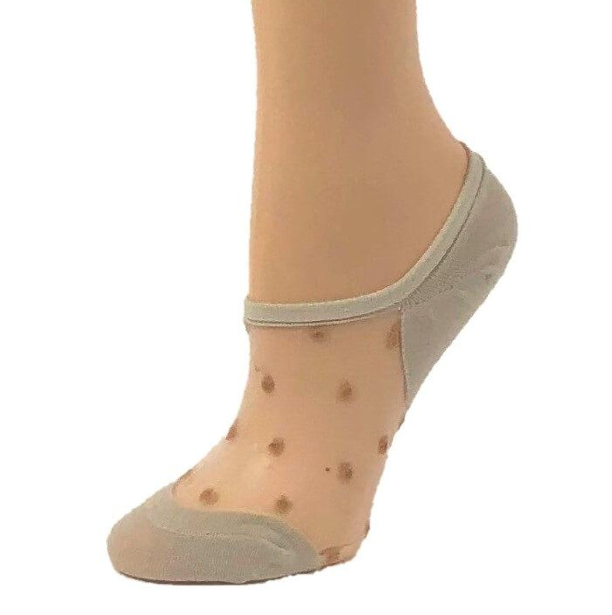 Stylish Skin Dotted Ankle Sheer Socks - Global Trendz Fashion®