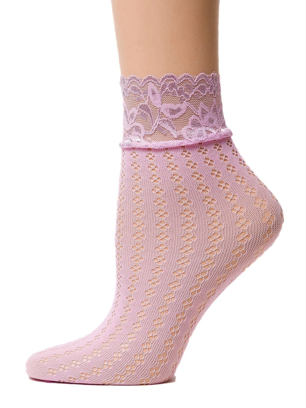 Mushy Pink Sheer Socks - Global Trendz Fashion®