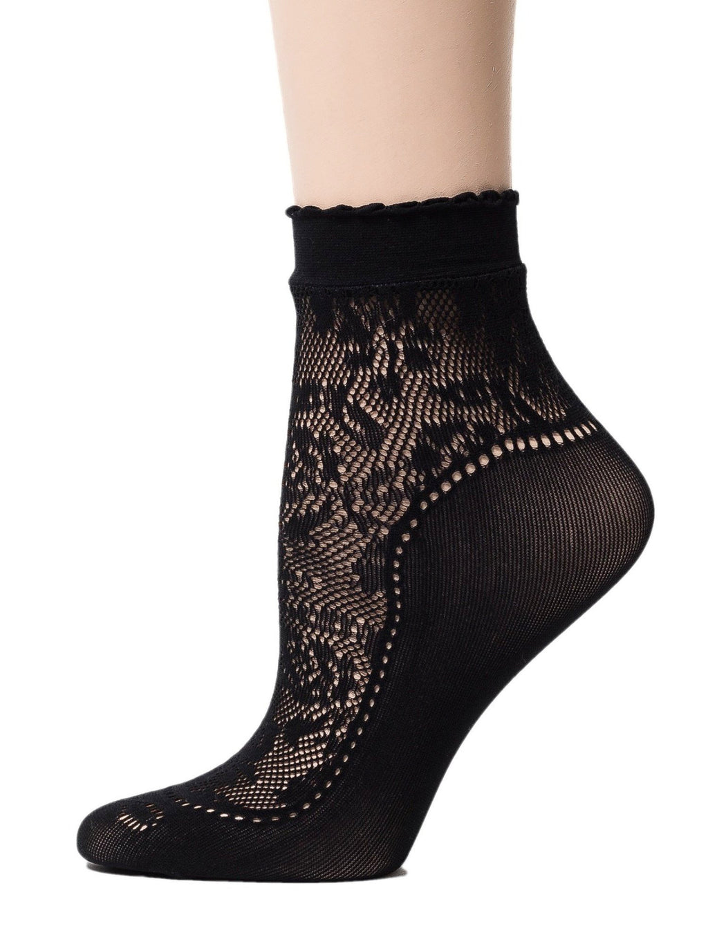 Midnight Black Mesh Socks - Global Trendz Fashion®