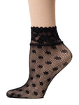 Dotted Black Mesh Socks - Global Trendz Fashion®