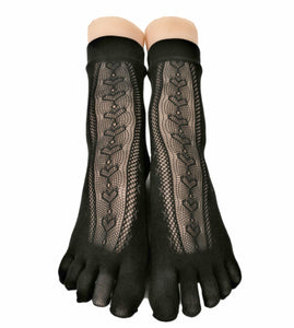 Large Heart Toe Mesh Socks - Global Trendz Fashion®