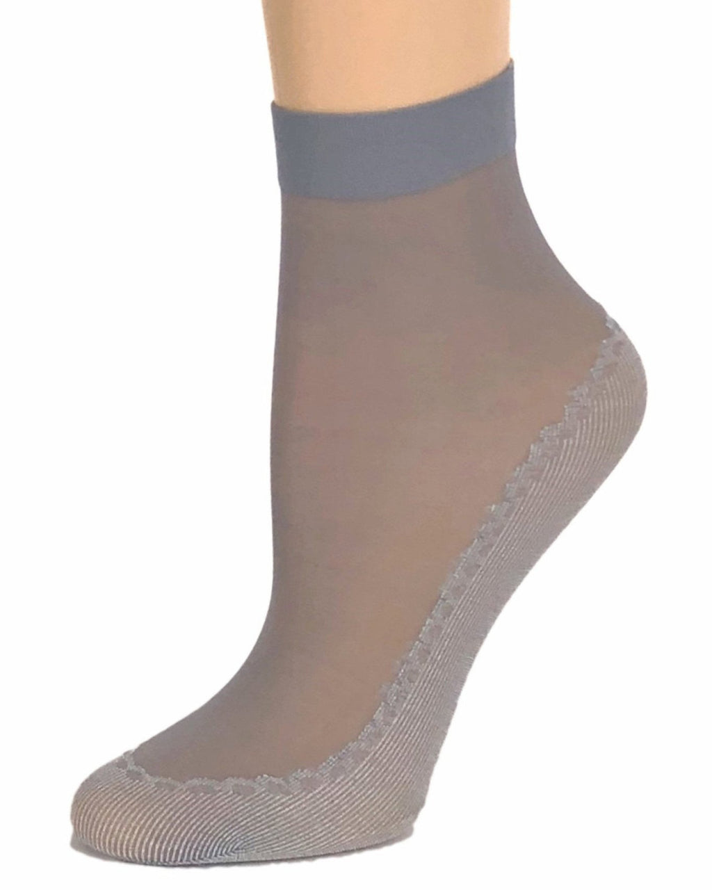 Classy Grey Sheer Socks - Global Trendz Fashion®