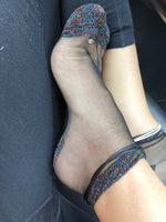 Gorgeous Multi-Coloured Glitter Socks - Global Trendz Fashion®