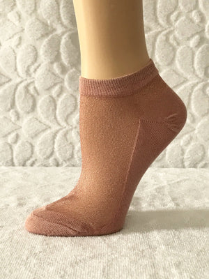 Glowing Pink Ankle Sheer Socks - Global Trendz Fashion®