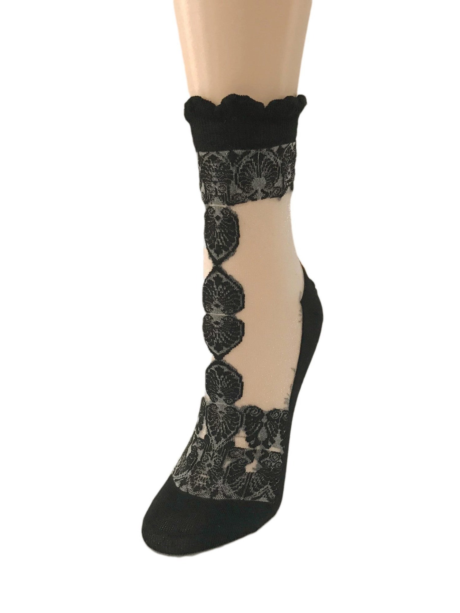 Breathtaking Black Sheer Socks - Global Trendz Fashion®