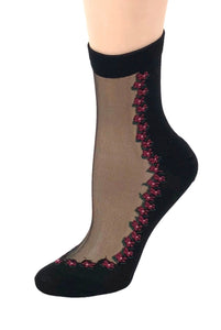 Soft Rose Sheer Socks - Global Trendz Fashion®