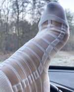 Ivory White Sheer Socks - Global Trendz Fashion®