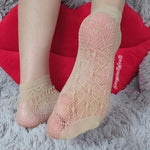 Soft Beige Ankle Mesh Socks - Global Trendz Fashion®