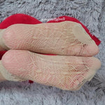 Soft Beige Ankle Mesh Socks - Global Trendz Fashion®