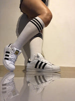 Black Striped Knee High Socks - Global Trendz Fashion®