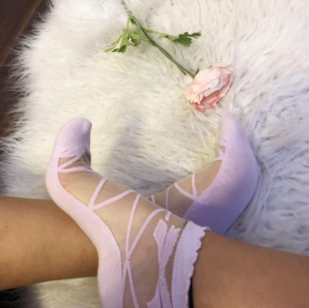 Pink Bow Sheer Socks - Global Trendz Fashion®