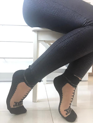 Elegant Black Sheer Socks - Global Trendz Fashion®