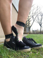 Spring Flowers Sheer Socks - Global Trendz Fashion®