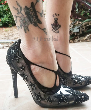 Noir Ankle Mesh Socks - Global Trendz Fashion®
