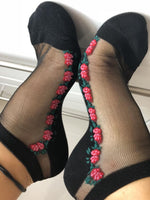Soft Roses Sheer Socks - Global Trendz Fashion®