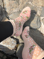Flowers Bunch Sheer Socks - Global Trendz Fashion®