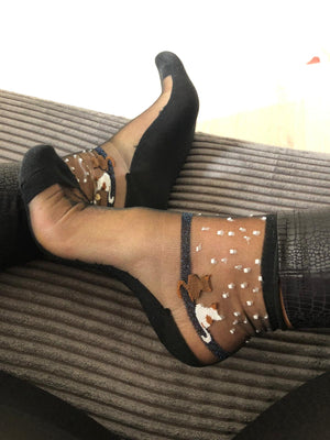 Lil Meow Meow Sheer Socks - Global Trendz Fashion®