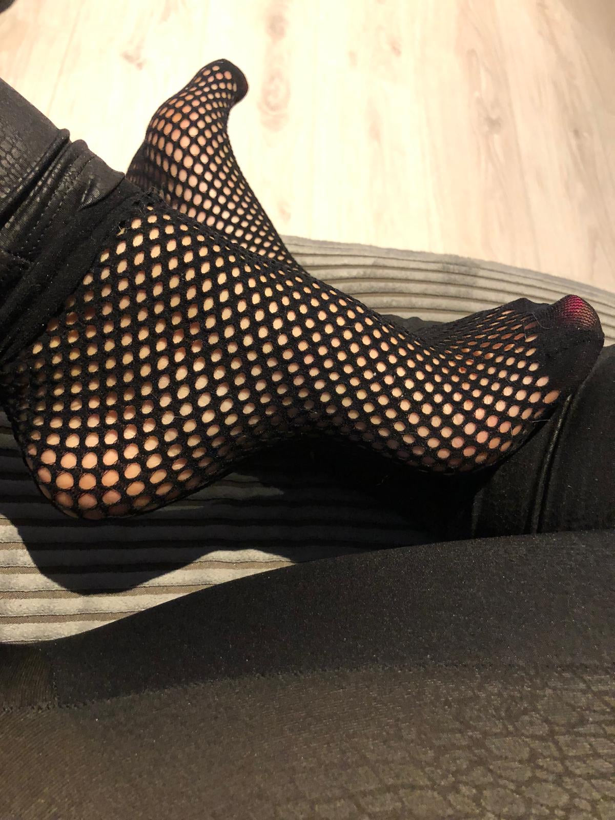Black Orb Mesh Socks - Global Trendz Fashion®