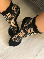 Stunning Black Sheer Socks - Global Trendz Fashion®