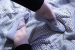 Grey Ankle Socks with crossed lace - Global Trendz Fashion®