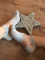 Dazzling Grey Dotted Ankle Sheer Socks - Global Trendz Fashion®