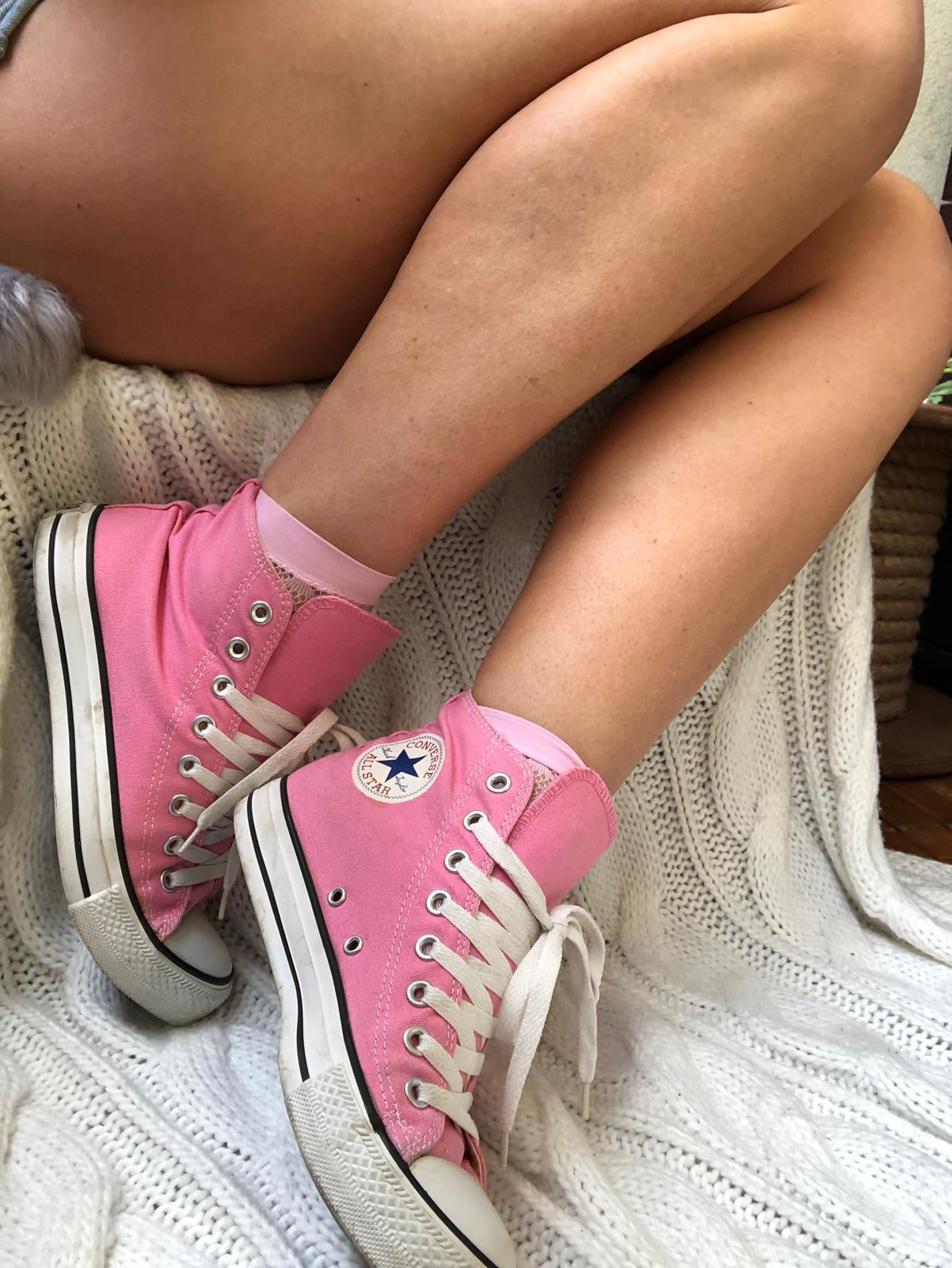 Triangle Pink Mesh Socks - Global Trendz Fashion®
