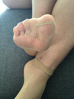 Classy Beige Fishnet Socks - Global Trendz Fashion®